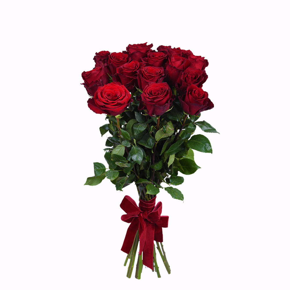 13 роз (цвет в ассортименте) 70см